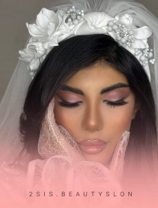 میکاپ عروس ماندگار و مات در رشت سالن زیبایی دو خواهر